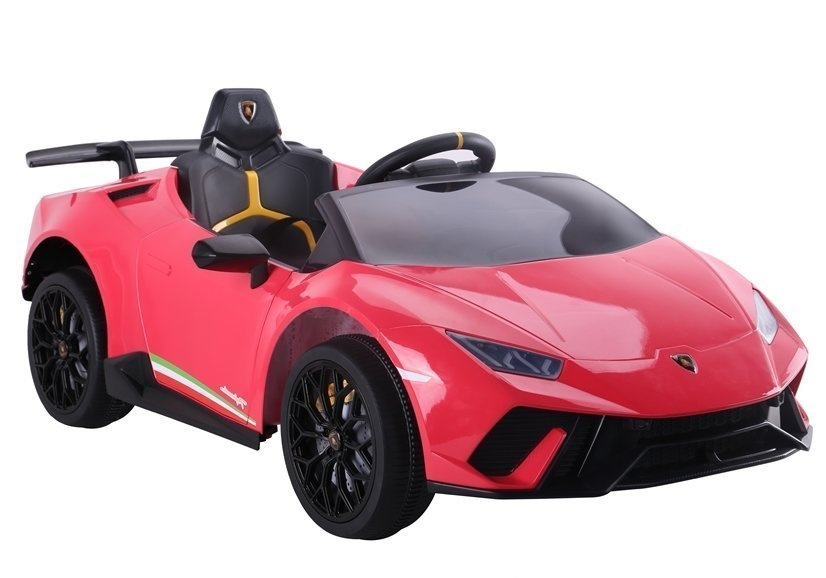 Vienvietīgs elektromobilis Lamborghini Huracan Red