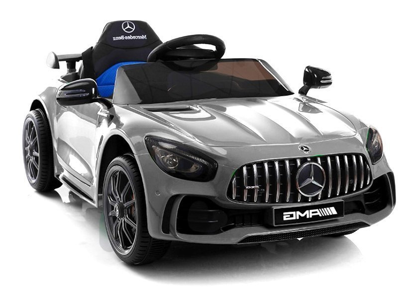 Elektriskā sporta automašīna bērniem Mercedes GTR Silver Painting