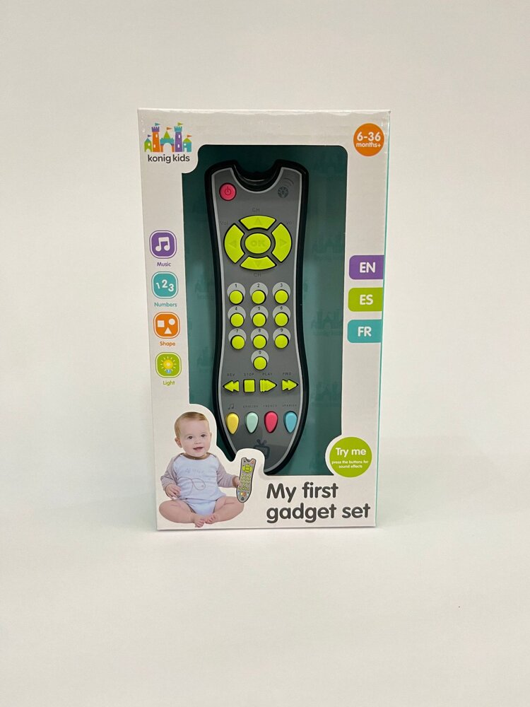 Interactive TV Remote Control For Toddler Educational Light Sound
