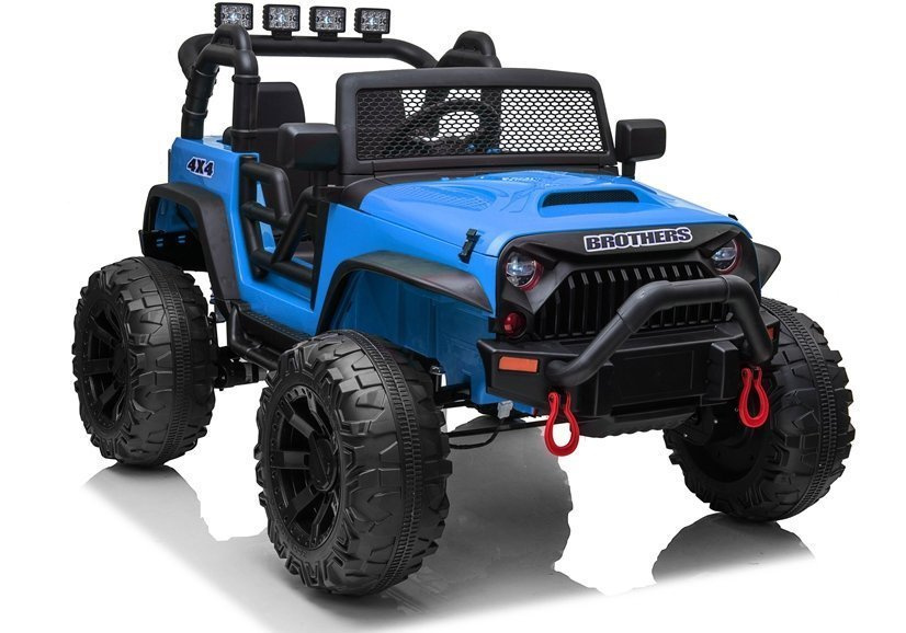 Divvietīgs bērnu elektromobilis Jeep JC666 Blue Painted
