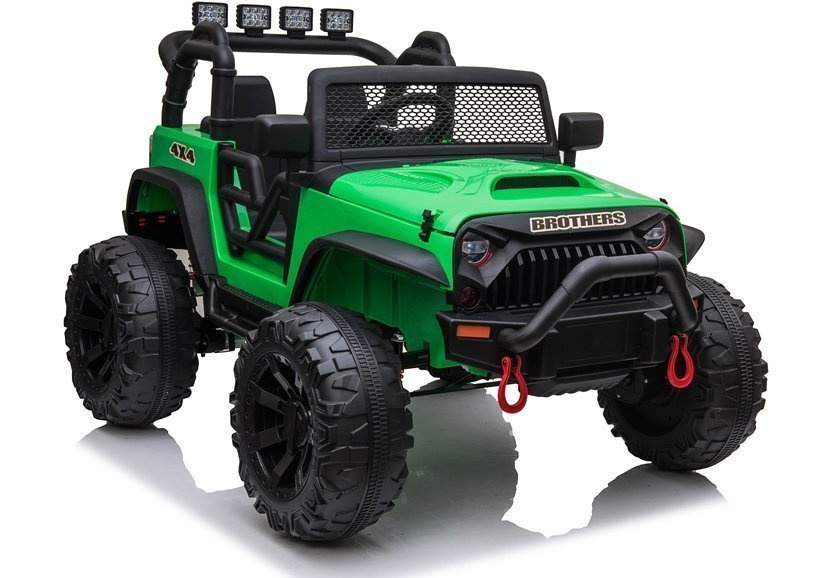Divvietīgs bērnu elektromobilis Jeep JC666 Green
