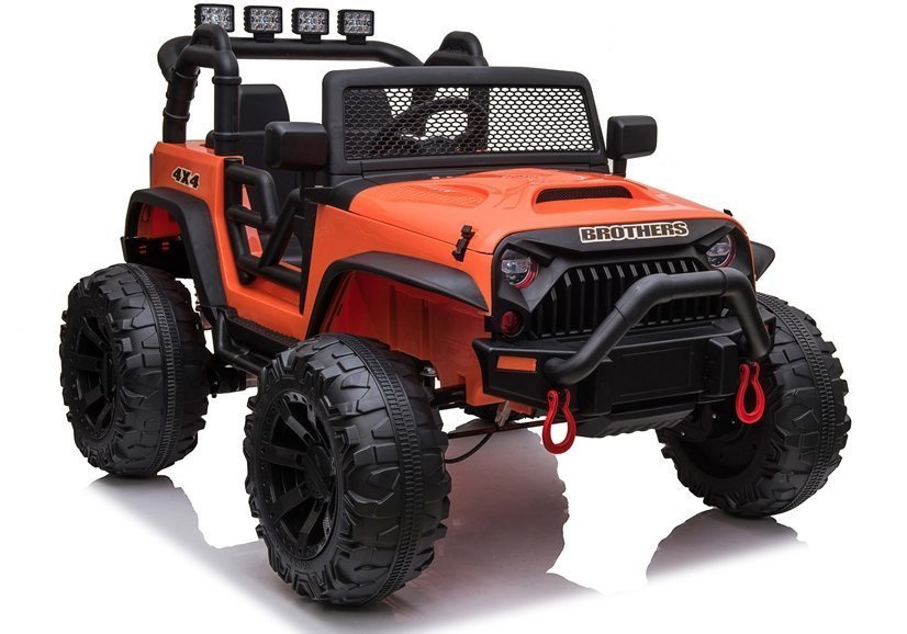 Divvietīgs bērnu elektromobilis Jeep JC666 Orange