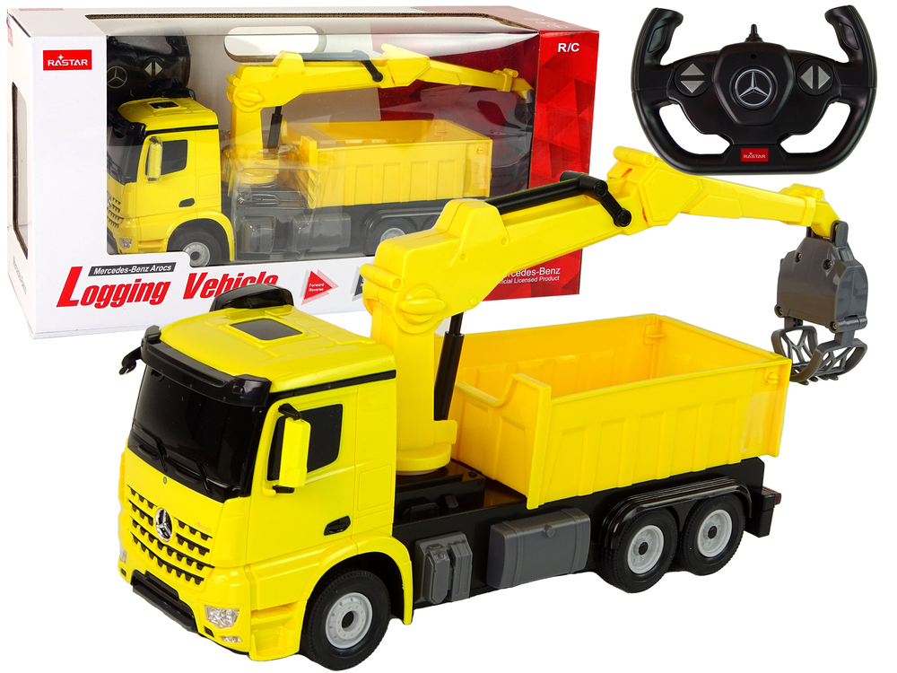 Tālvadības mašīna Mercedes Rastar Yellow