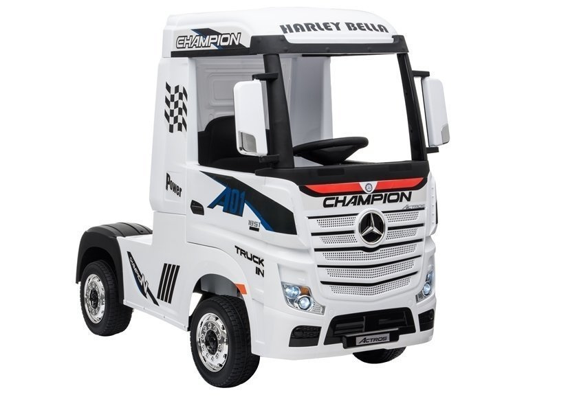 Bērnu elektroauto Mercedes Actros White
