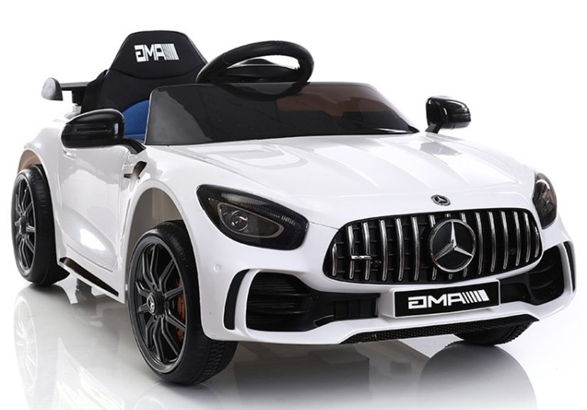 Vienvietīgs elektromobilis Mercedes GTR White