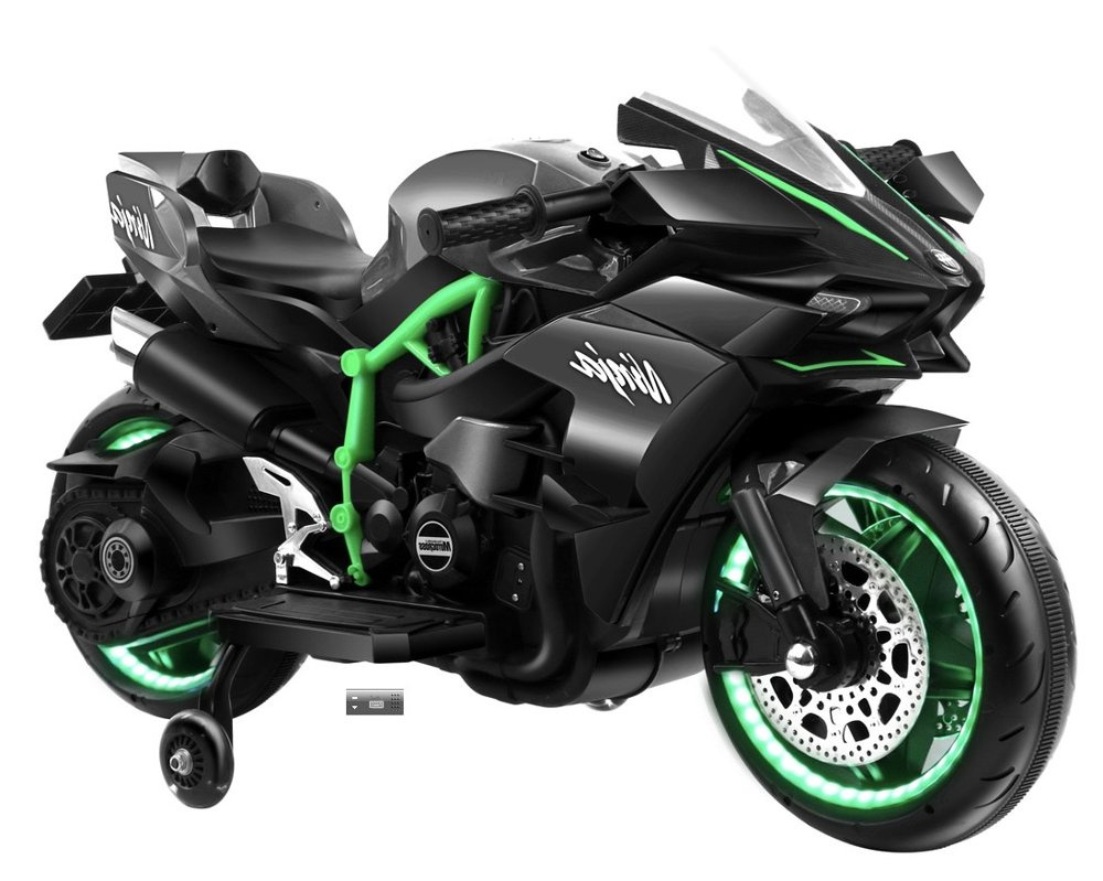 Bērnu elektro motocikls CHUANQIH2R BLACK