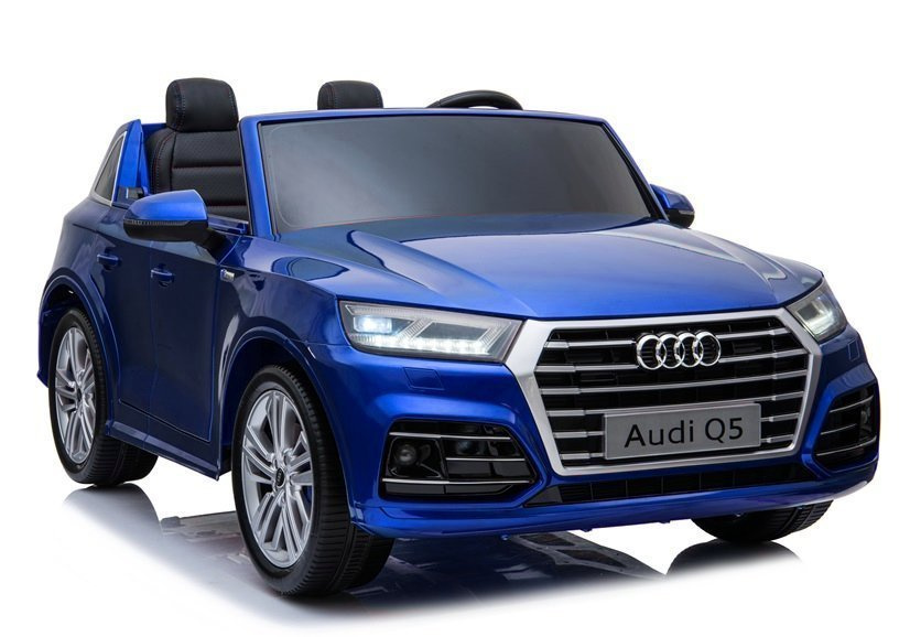 Divvietīgs bērnu elektromobilis Audi Q5 2-Seater Blue Painting