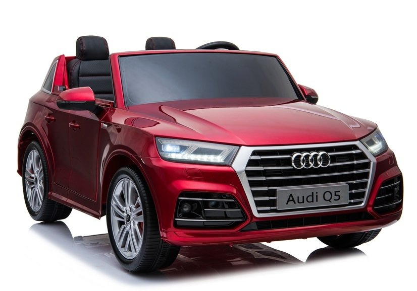Divvietīgs bērnu elektromobilis Audi Q5 2-Seater Red Painting