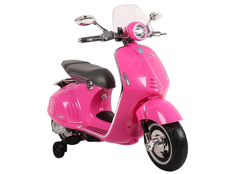 Bērnu elektro motocikls Vespa GTS 300 Pink