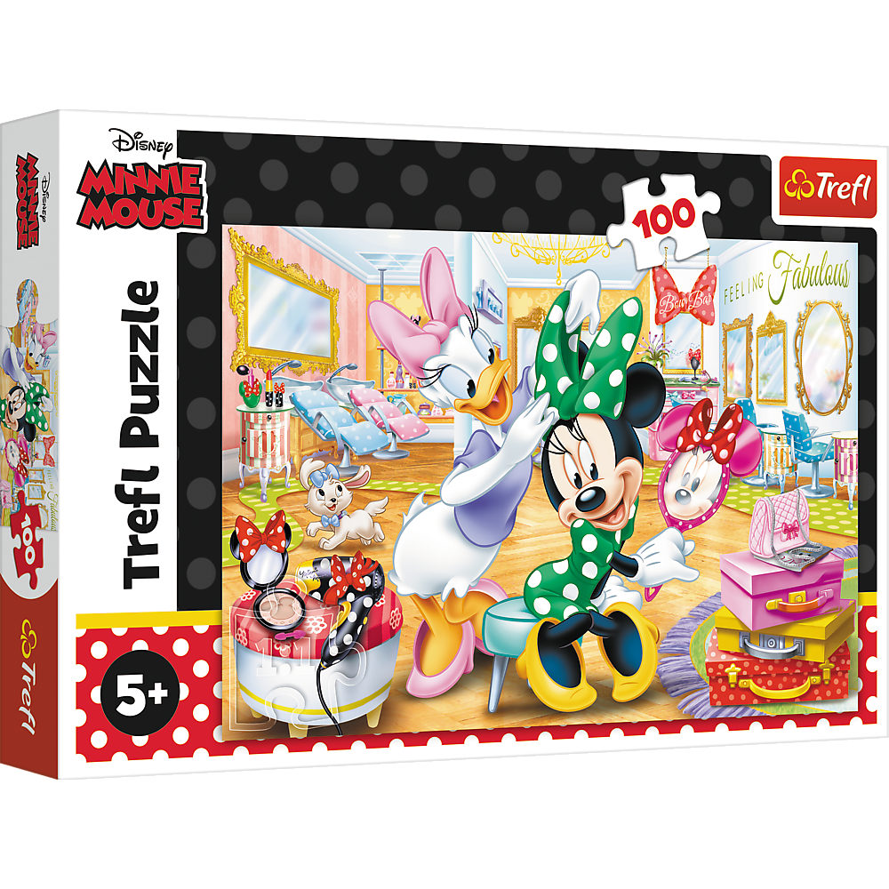 Puzzle - 100 - Minnie in the beauty salon - Disney Minnie 16387