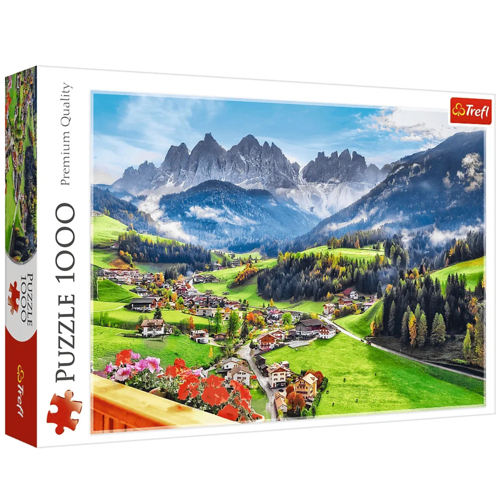 Puzzle - 1000 - St. Magdalena, Dolomites, Italy Trefl 10946