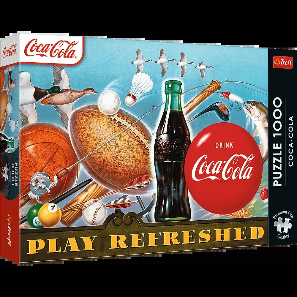 Puzzle - 1000 Premium Plus - Coca-Cola: A Moment of Refreshment - Trefl 12101