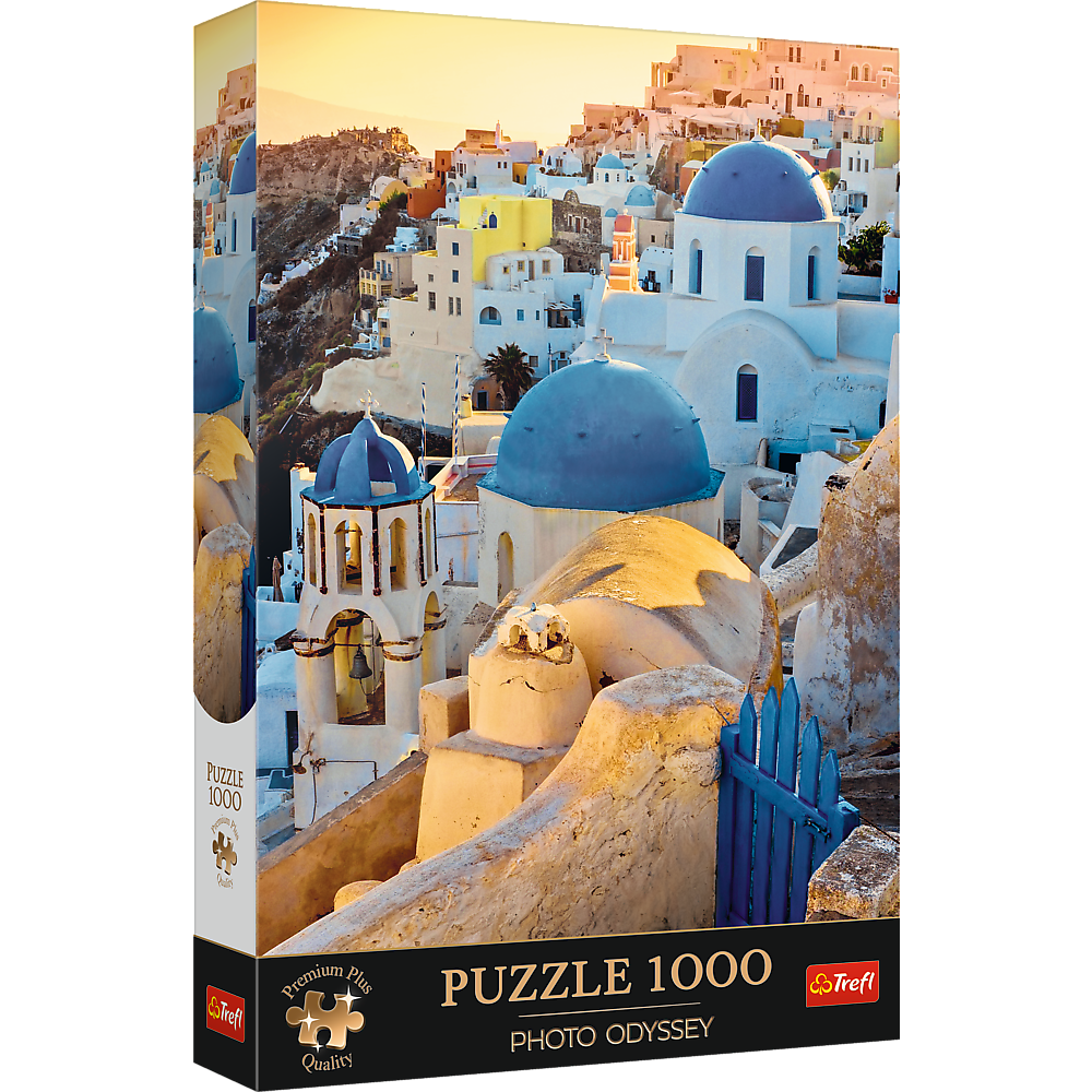 Puzzle - 1000 Premium Plus  Oia Town, Santorini Trefl 10853