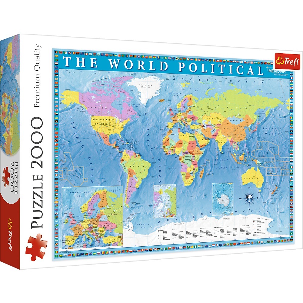 Puzzle - 2000 - Political Map of the World - 27099