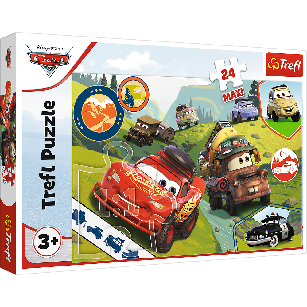 Puzzle - 24 Maxi - Fun cars - Disney Cars 3 14352