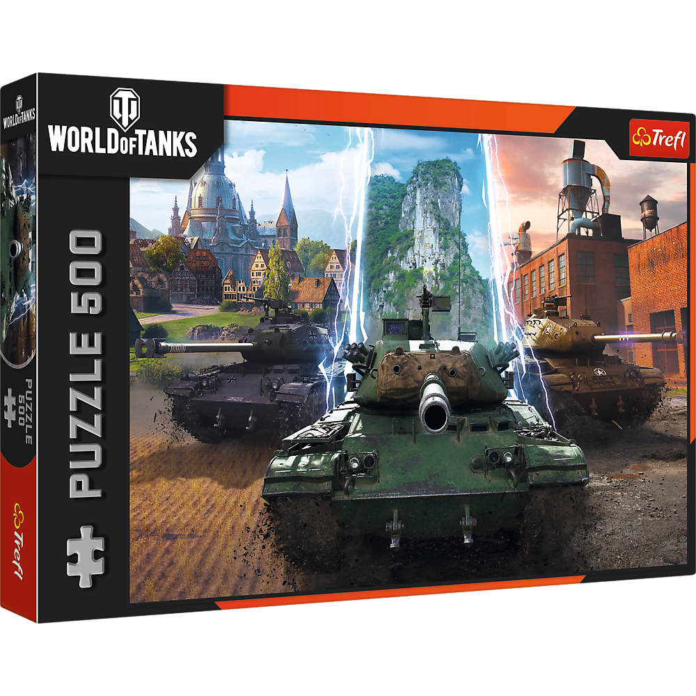 Puzzle – 500 – World of Tanks: Time for Action! Trefl 37535