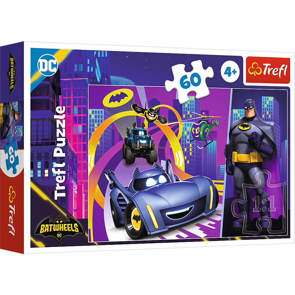 Puzzle - 60 - Batman and his vehicles Trefl 17400