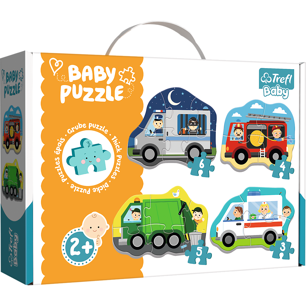 Puzzle - Baby Classic - Vehicles and competitions / Trefl Baby 36071
