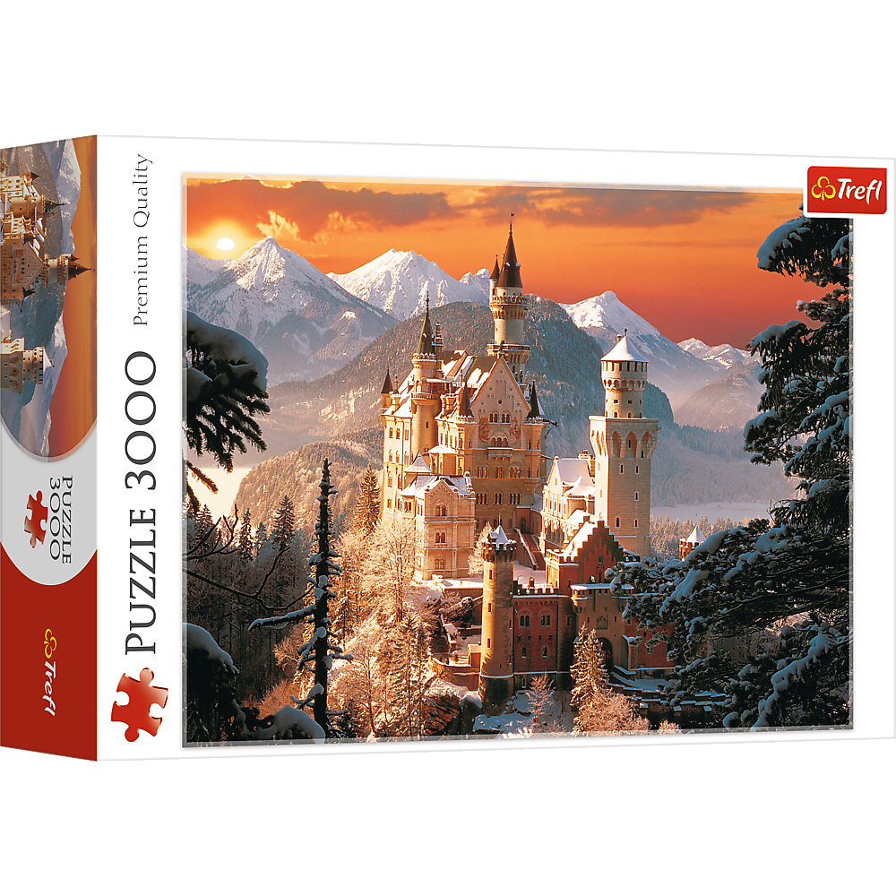 Puzzle - "3000" - Neuschwanstein Winter Castle Trefl 33025