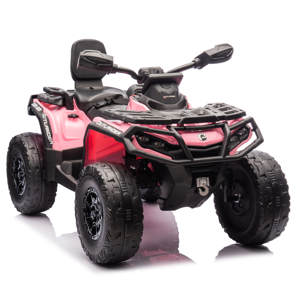 Elektriskais kvadracikls bērniem Can Am Outlander 4x4 DK-CA005 Light Pink