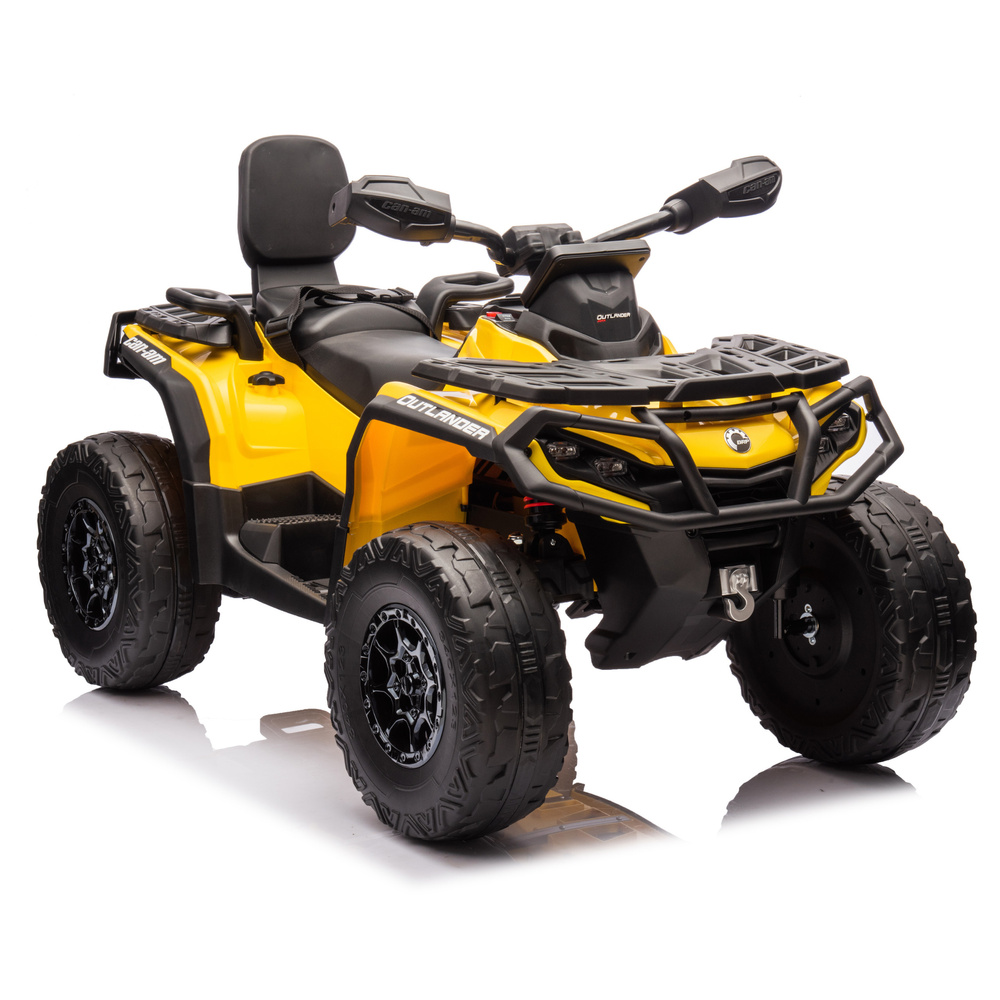 Elektriskais kvadracikls bērniem Can Am Outlander 4x4 DK-CA005 Yellow