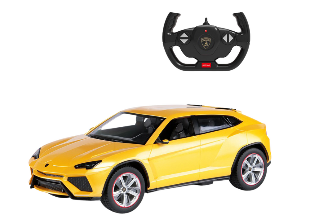 Radiovadāmā mašīna ar pulti Lamborghini Urus yellow