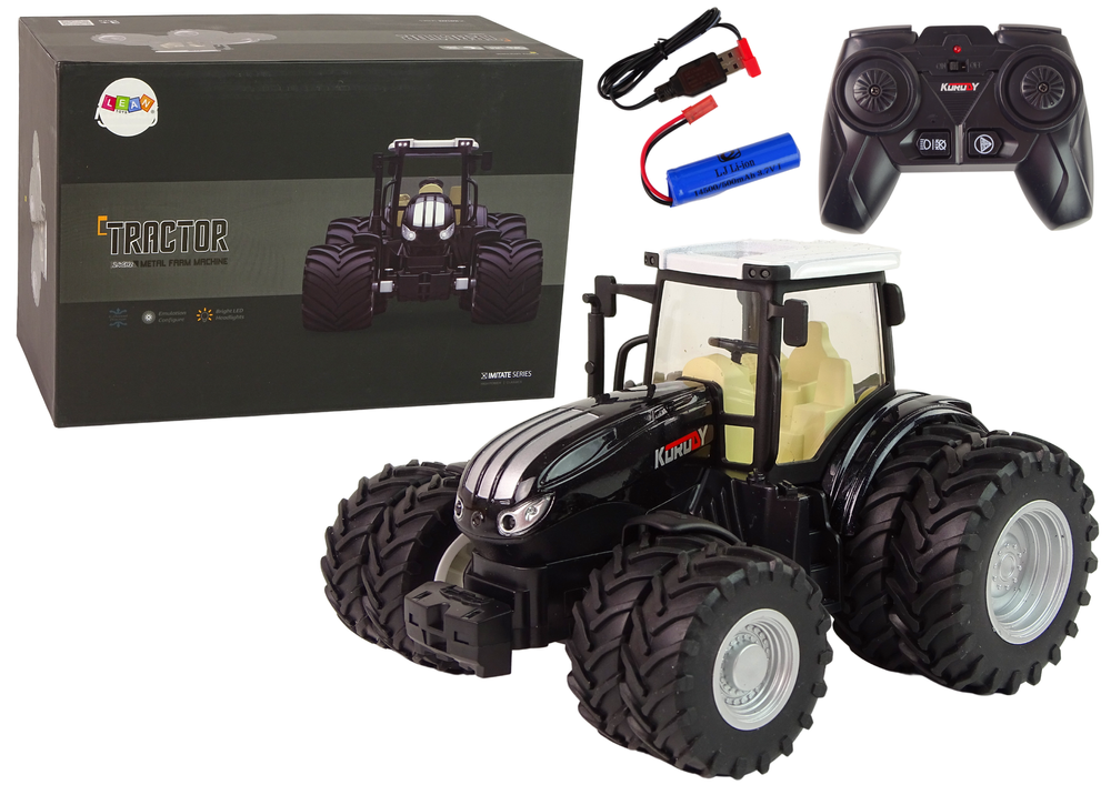 Radiovadāms traktors ar pulti Black