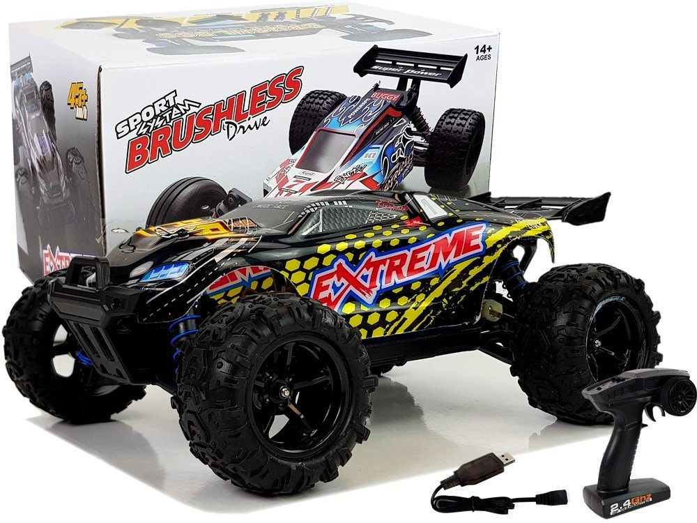 Remote Controlled Rally Car 1:18 Yellow ENOZE 9302E Speed 45 km/h