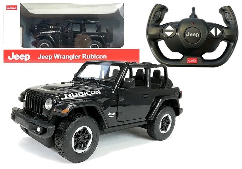 Tālvadības mašīna Jeep Wrangler Rubicon Black