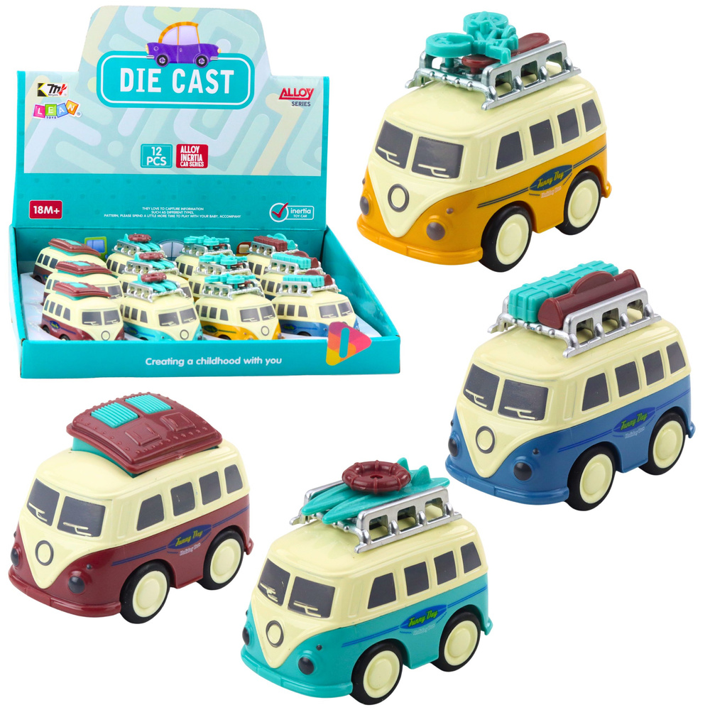 Tourist camper with drive and movable luggage Metal Mix