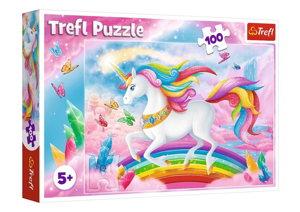 Trefl 16364 Crystal World of Unicorns Puzzle