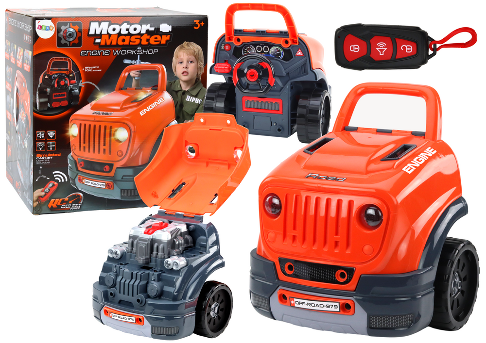 Workshop Car Engine Disassembly DIY Kit Orange