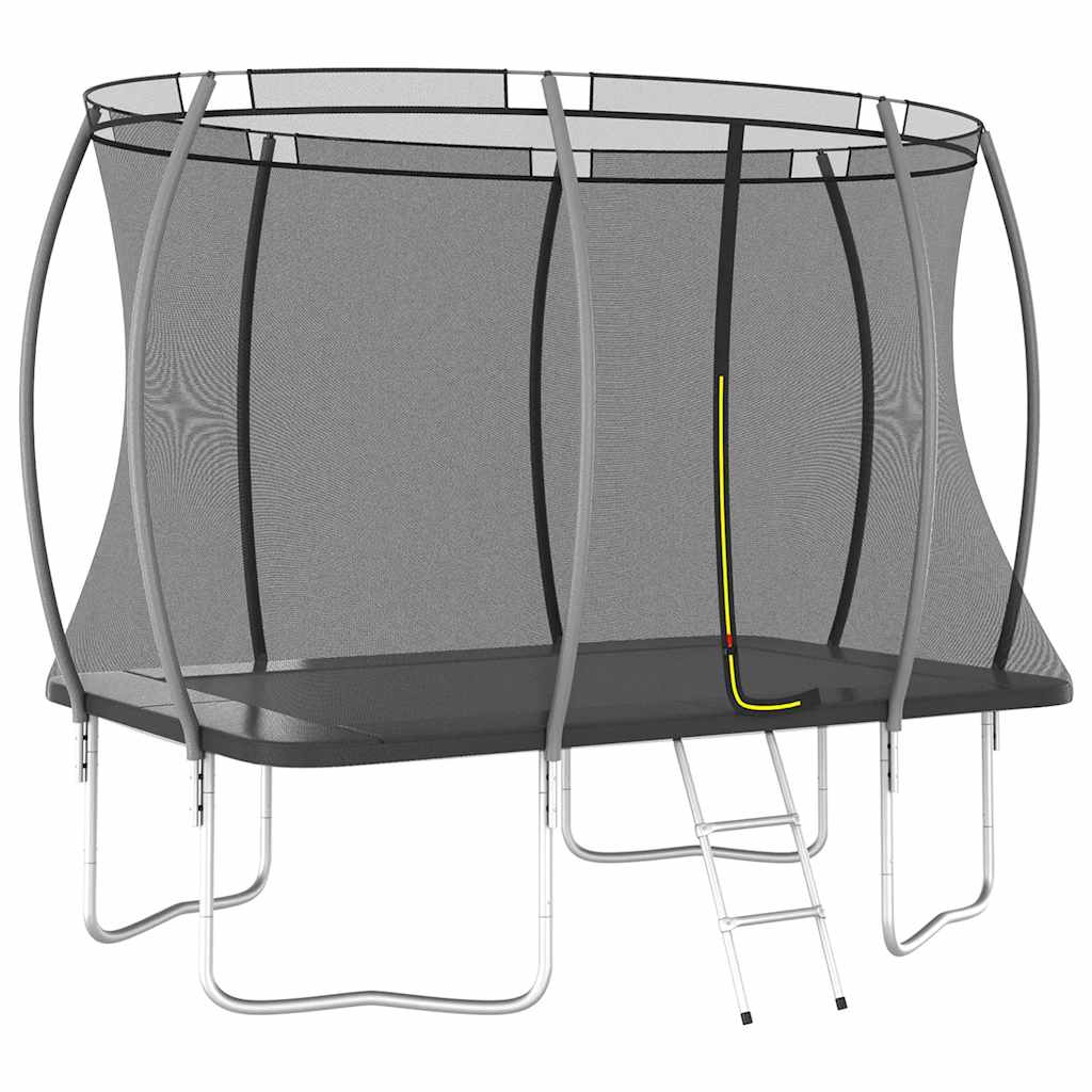 Batuts ar drošības tīklu un kāpnēm 274х183х76 cm Vidaxl