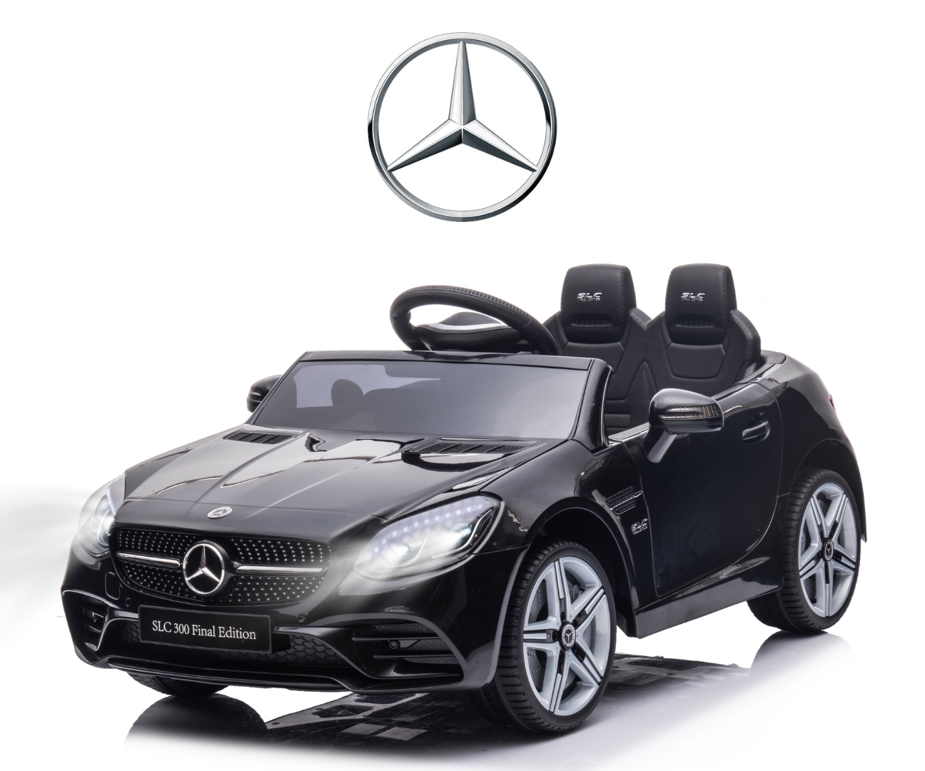 Bērnu elektroauto Mercedes-Benz SLC Black
