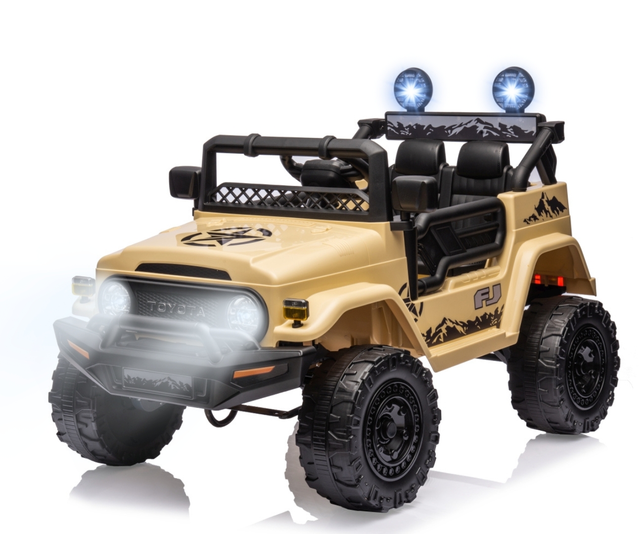 Bērnu elektroauto Toyota FJ Cruiser Khaki