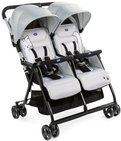 Chicco Ohlala Twin Wózek Spacerowy Silver Cat
