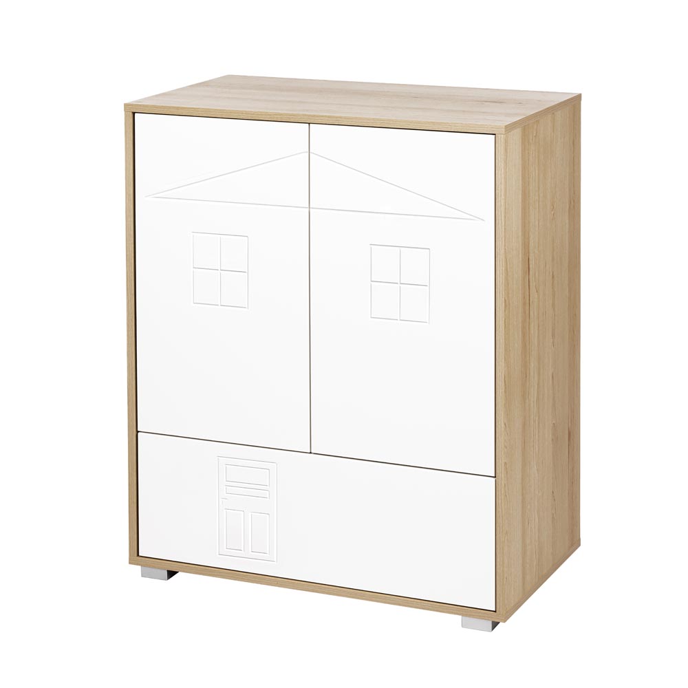 Commode Klups IDA BEECH- WHITE