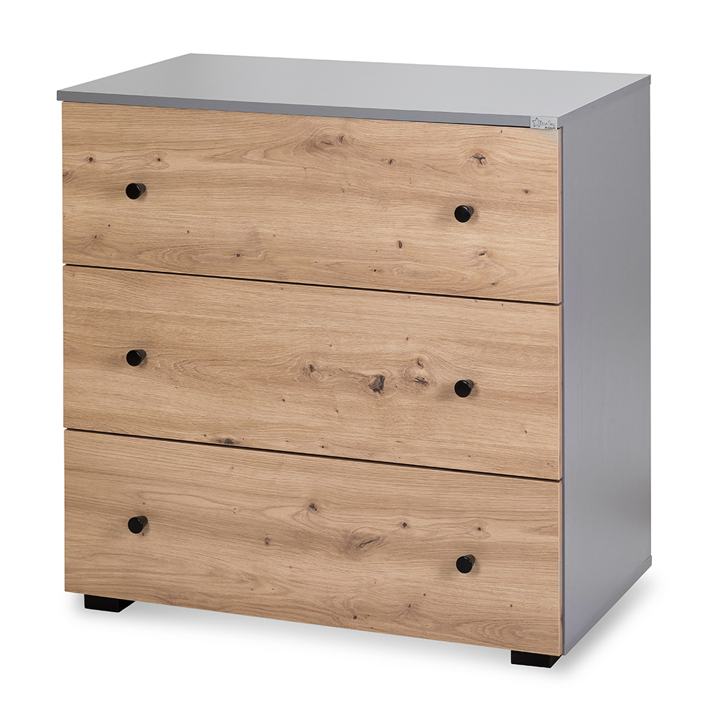 Commode without changing tray Klups PAULINE GRAPHITE-OAK