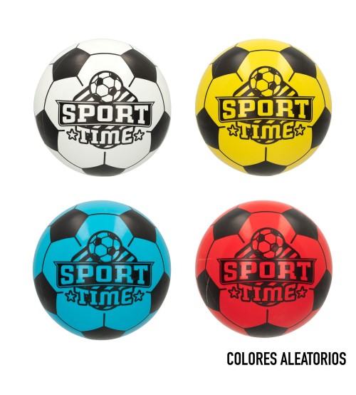 Gumijas bumba Sport Time 23 cm dažādas CB53715