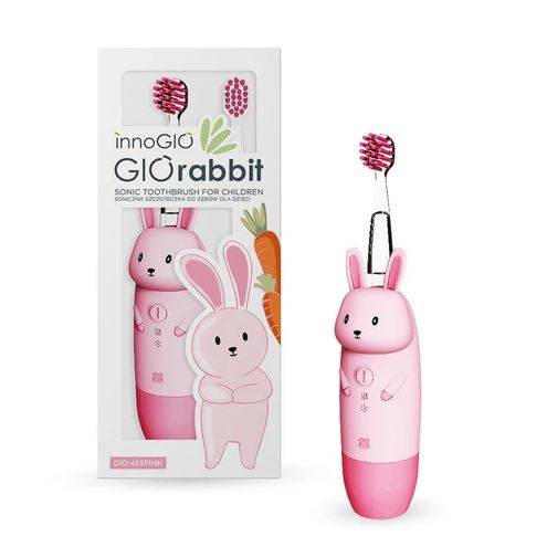 Innogio Giorabbit Soniczna Szczoteczka Dla Dzieci Różowa