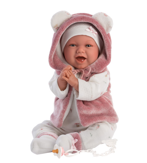 Lelle Mimi 42 cm (ar mānekli, mīkstais ķermenis, lokas rokas un kājas) Spānija LL17470