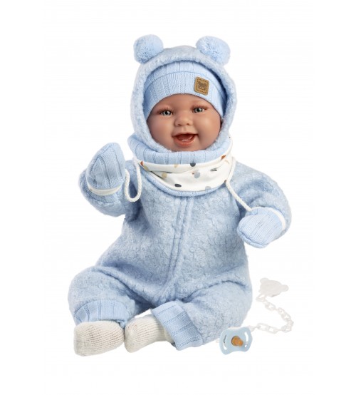 Lelle zidainis Talo 44 cm (smejas, runā, ar mānekli, mīkstais ķermenis) Spānija LL84479