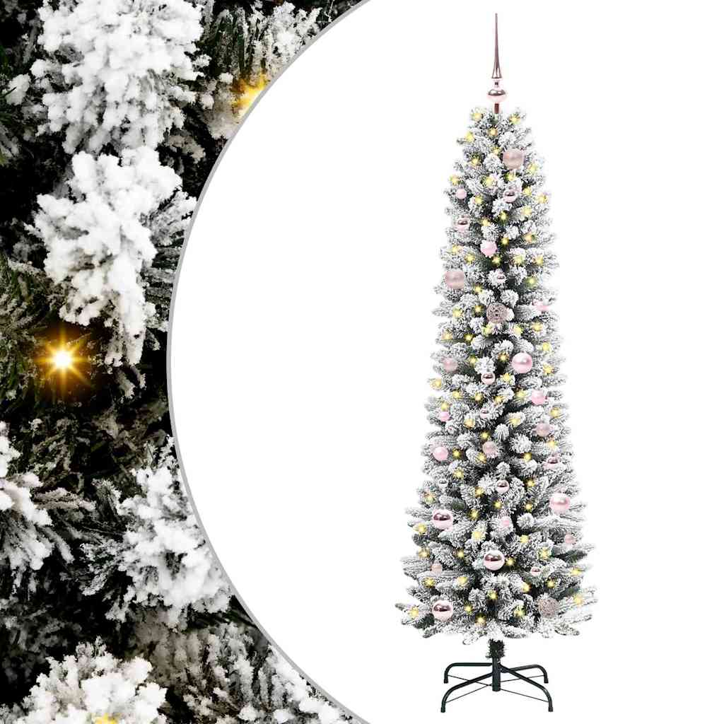 Mākslīgā Ziemassvētku Eglīte Su 150 Led Zaļš Un Balts 150 Cm Vidaxl