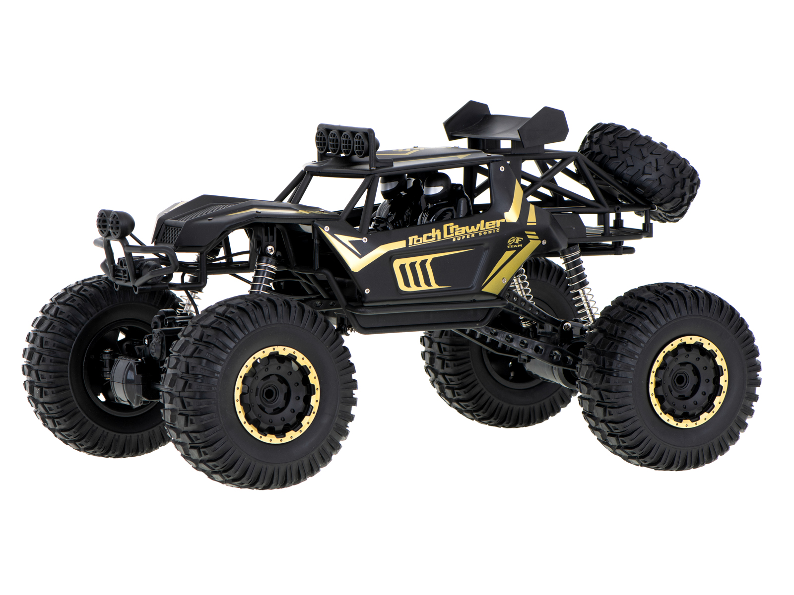 RC auto Rock Crawler 2.4GHz 1:8 51cm melns