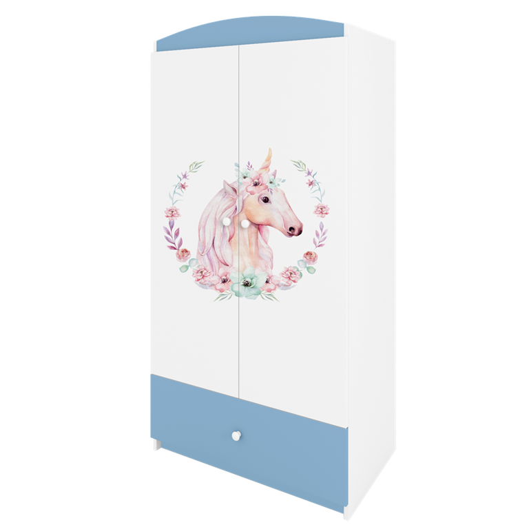 Szafa babydreams niebieska konik