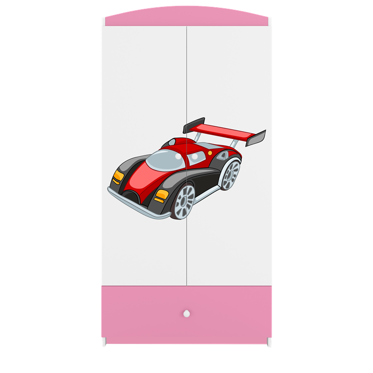 Szafa babydreams różowa auto wyścigowe