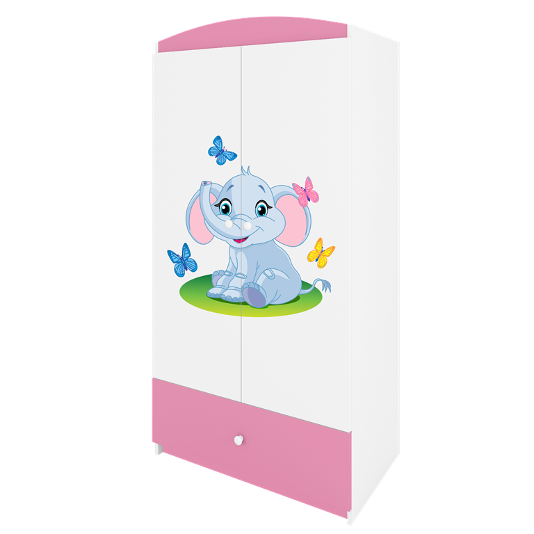 Szafa babydreams różowa słonik