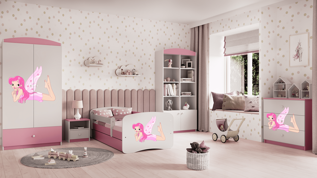 Szafa babydreams różowa wróżka ze skrzydełkami