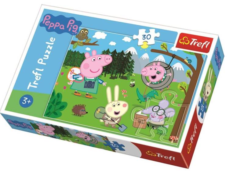 Trefl Puzzle 30 Leśna Wyprawa/Świnka Peppa 18245