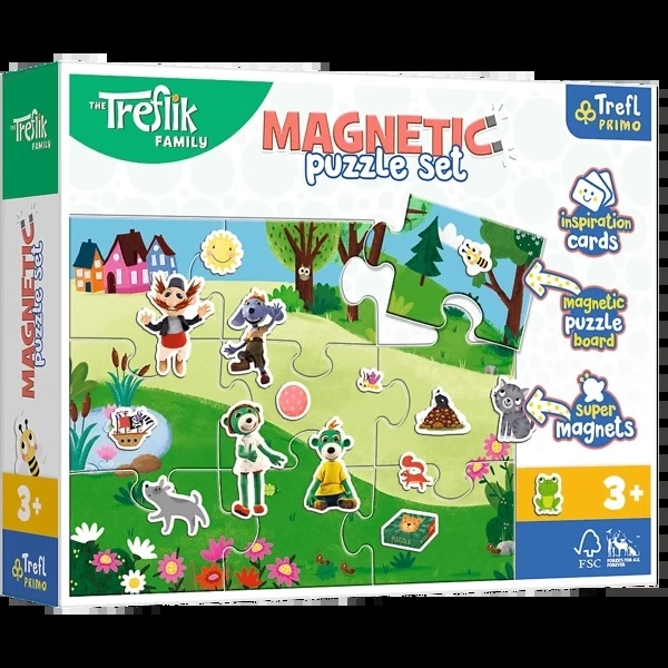 Trefl Puzzle Magnetyczne Treflikowy Dzień